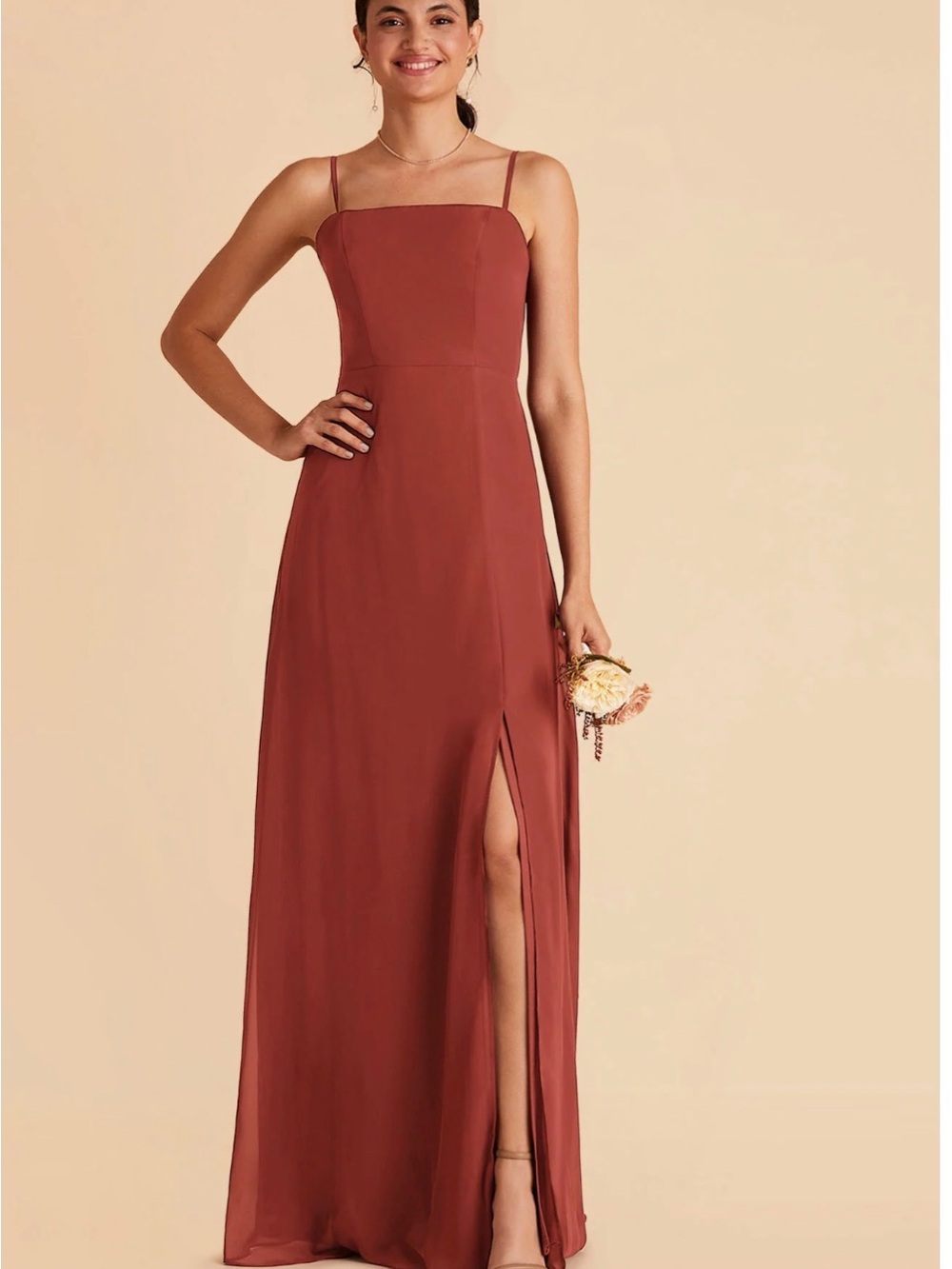 Birdy Grey Chris Dress in Chiffon Spice XS